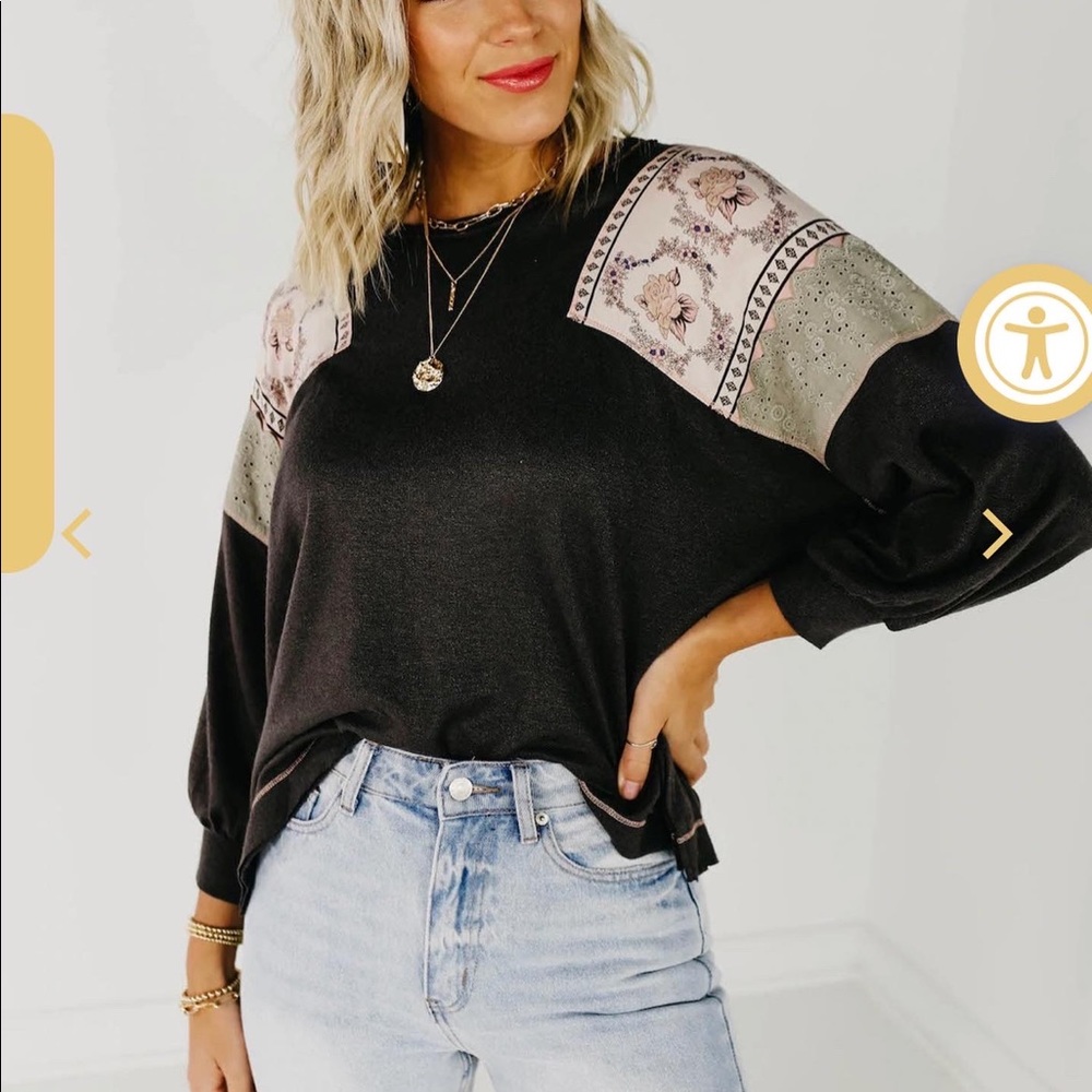 Mixed Media Blouse